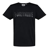 Fortnite Black Logo - Camiseta con Dibujo para Adultos, XXL, Gris oscuro