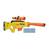 Nerf Fortnite BASR-L Dart Blaster, 6 Dart Clip, 12 Nerf Elite Darts, Nerf Scope, Bolt Action