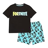 Fortnite Fornite Twin Pack Bundle Camiseta Niños 1234 Conjuntos de Pijama, Negro/Teal, 9-10 Years